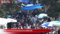 Binlerce kişi dilek için Aya Yorgi'de