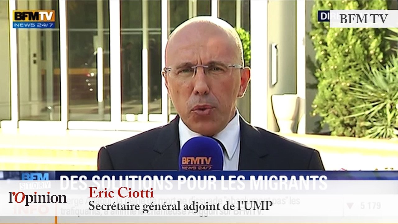 TextO’ : Sommet européen sur les migrants - Eric Ciotti : "F. Hollande n'est pas à la hauteur"