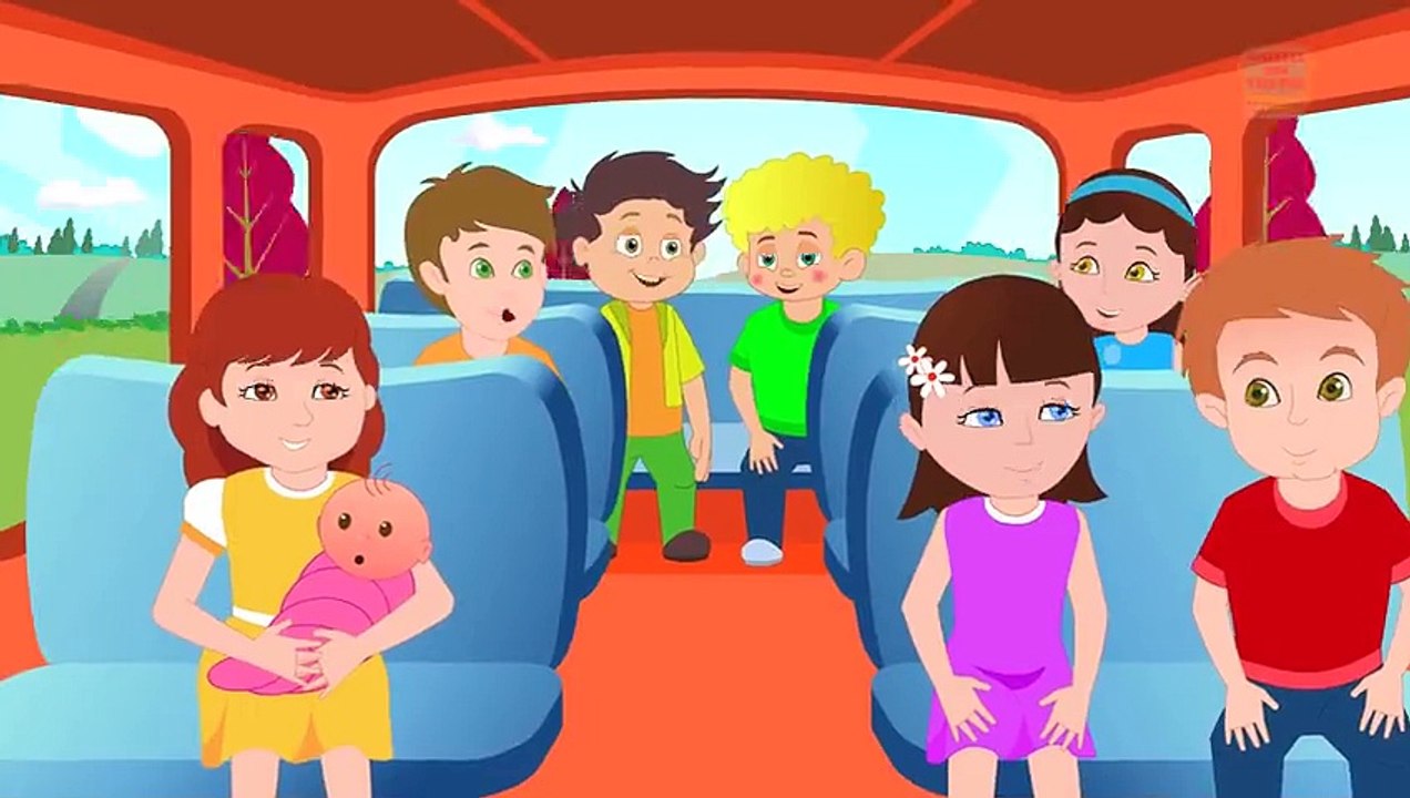 wheels on the bus go round and round