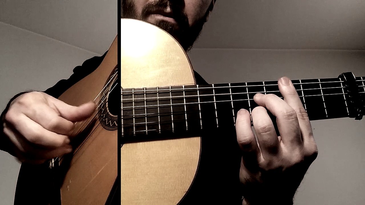 Flamenco Tremolo Exercise - 16 ( Solea por Buleria (Solera) by Paco de Lucia)