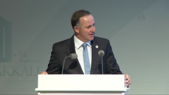 Barış Zirvesi Yüksek Düzeyli Oturumu - Yeni Zelanda Başbakanı Key