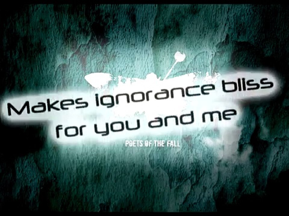 Poets Of The Fall - Sorry Go Round