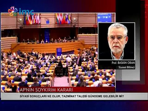 Baskın Oran AP'nin Ermeni Soykırımı kararını yorumladı