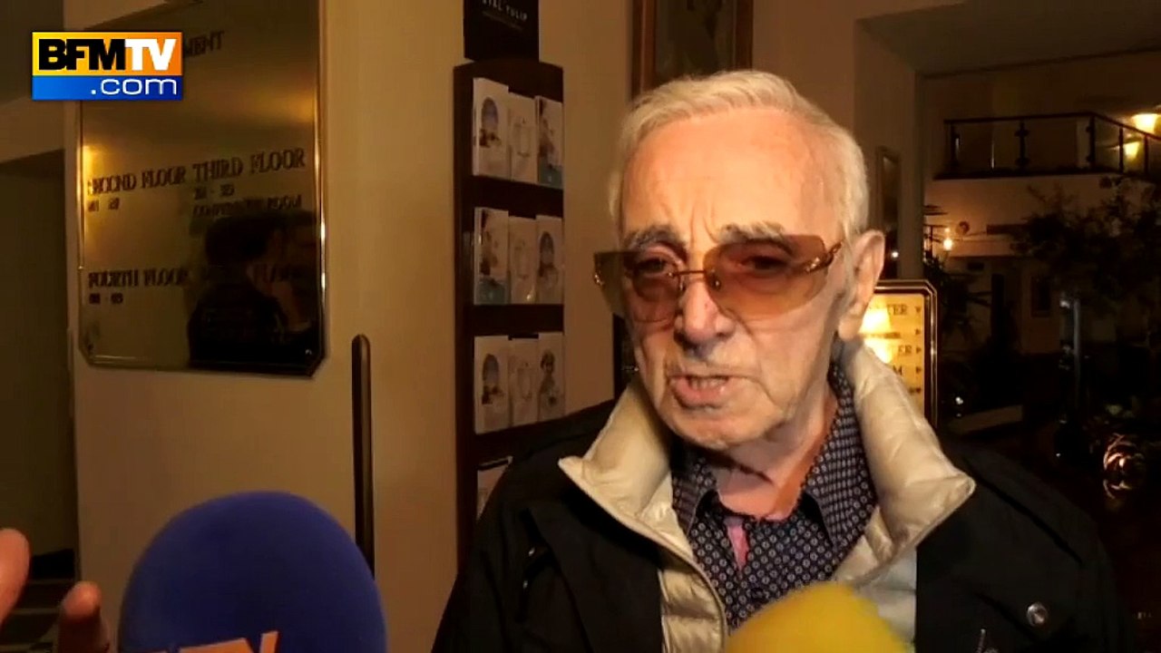 Centenaire du génocide arménien: le président turc a "un peu la tête dure" selon Charles Aznavour