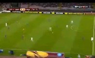 napoli v. wolfsburg Ivan Perisic big chance