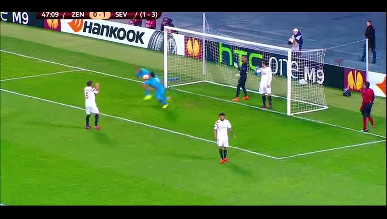 Goal Rondon - Zenit Petersburg 1-1 Sevilla - 23-04-2015