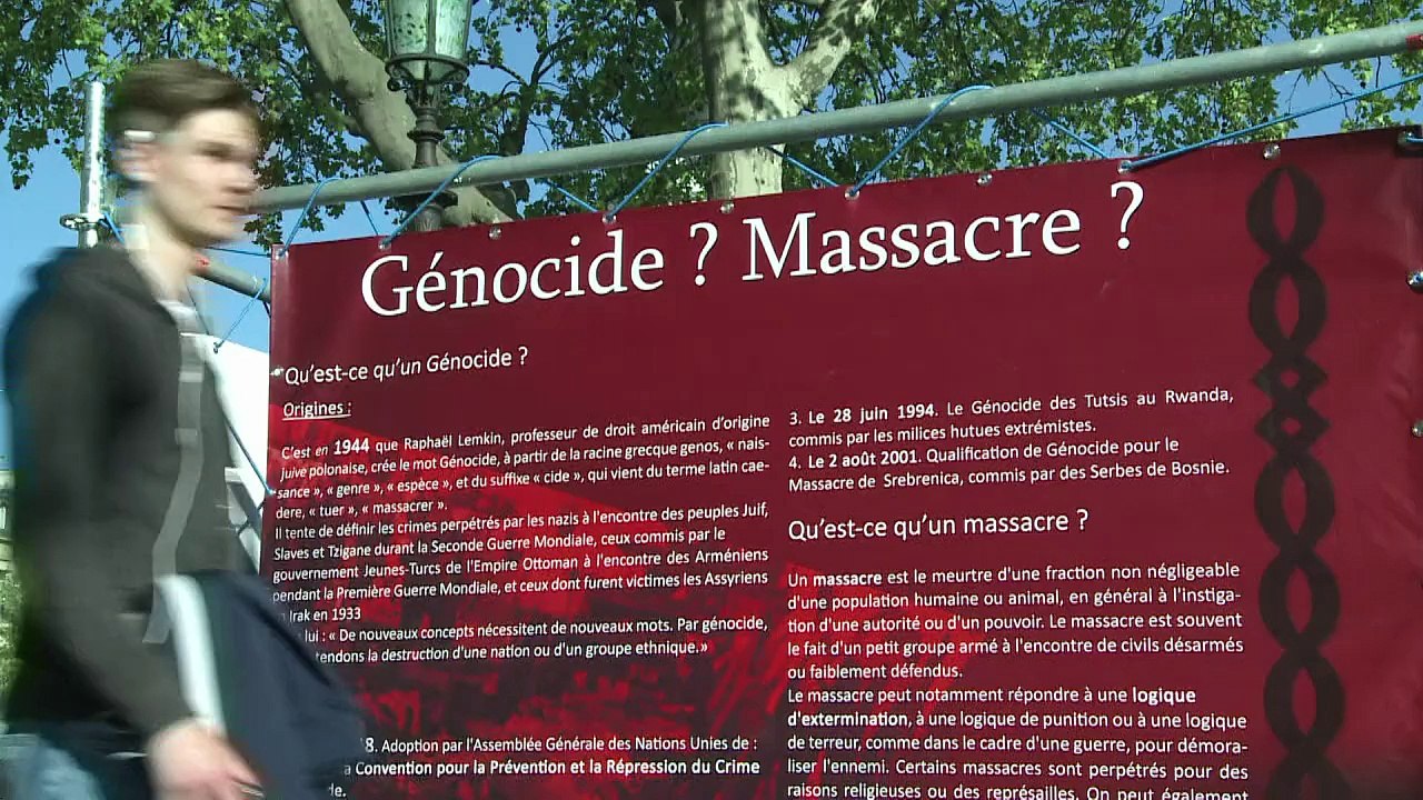 Paris: veillée à la mémoire des victimes du génocide arménien