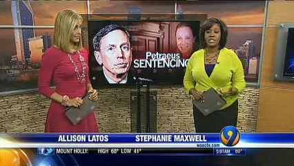 Former CIAA Director Petraeus to face sentencing Thursday