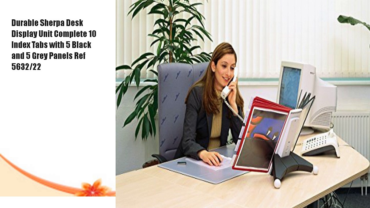 Durable Sherpa Desk Display Unit Complete 10 Index Video Dailymotion