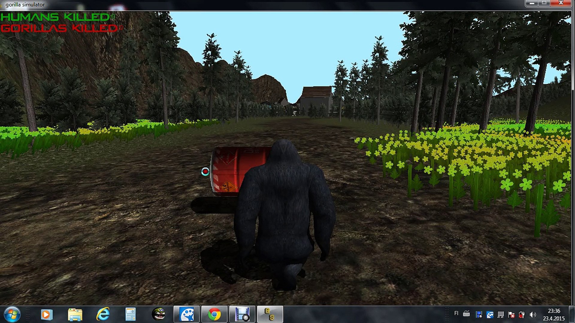 ⁣gorilla simulator