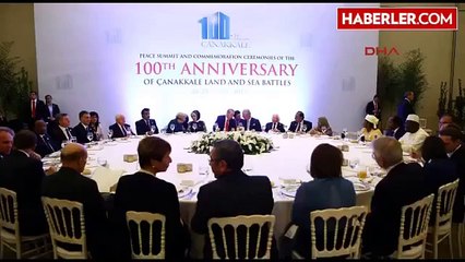 Erdoğan, Barış Zirvesi'ne Katılan Konuklar Onuruna Akşam Yemeği Verdi