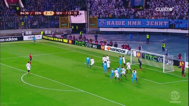 zenit st. petersburg vs sevilla 2-2 Gameiro fantastic counter-attack goal