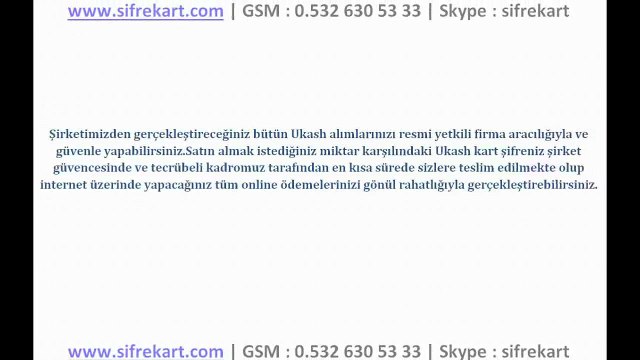 Ukash Al Güvende Kal.Ukash Almak Artık Çok Daha Kolay