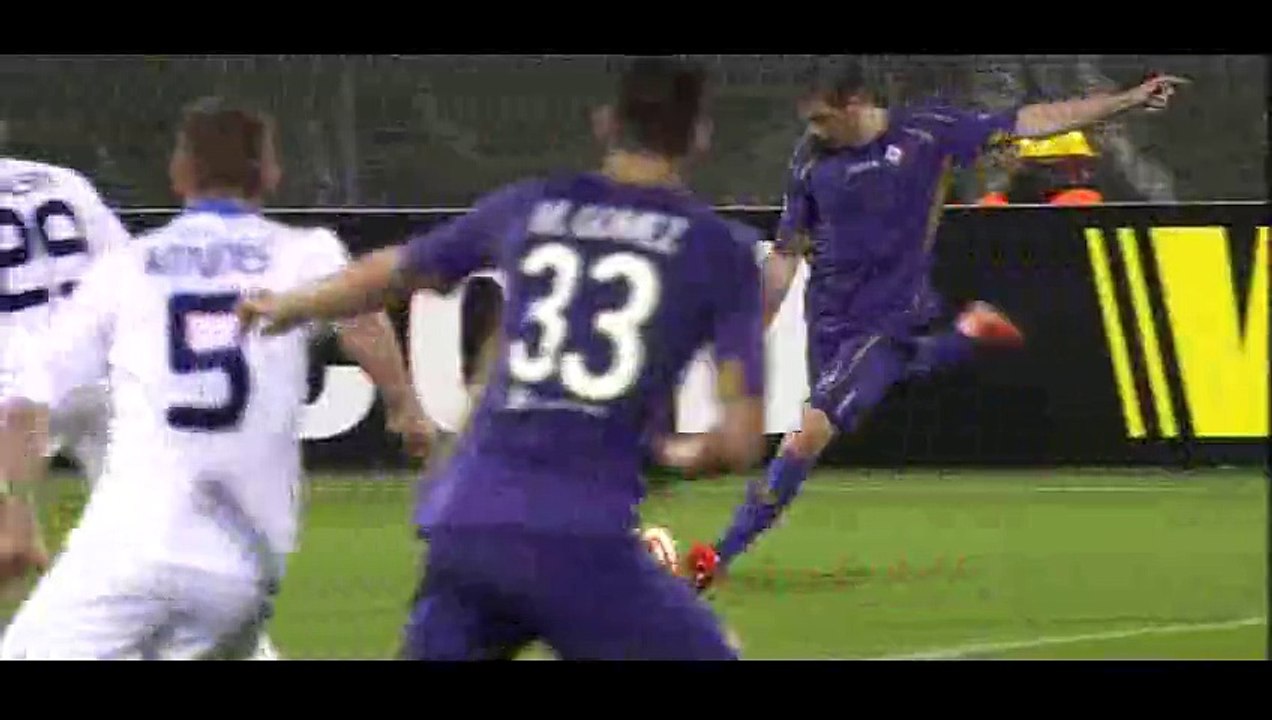 All Goals - Fiorentina 2-0 Dyn. Kiev - 23-04-2015