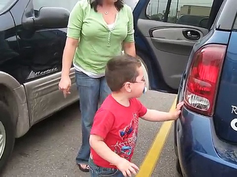 Tantrum in the parking lot