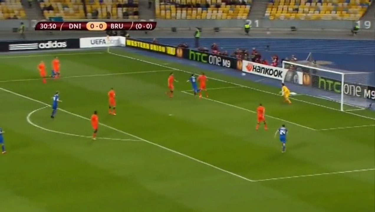 Dnipro 1 vs 0 Club Brugge ~ [Europa League] - 23.04.2015 - All Goals & Highlights
