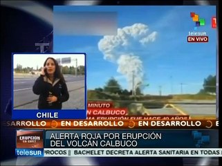 Chile: teleSUR presente en las inmediaciones del volcán Calbuco