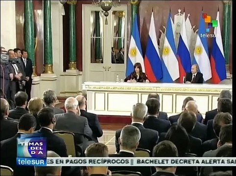 Fortalecen Rusia y Argentina relaciones económicas y comerciales
