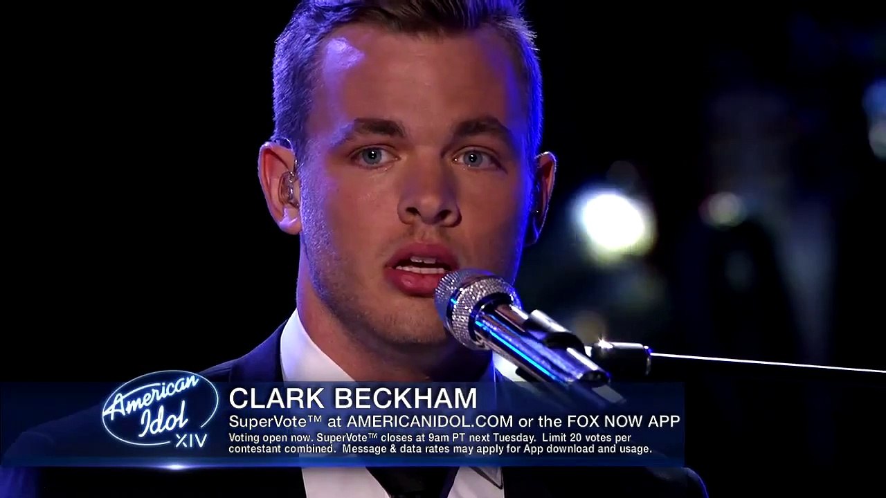 American Classics  Clark Beckham,  Moon River    AMERICAN IDOL XIV