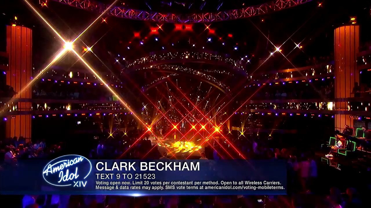 Arena Anthems  Clark Beckham,  Yesterday    AMERICAN IDOL XIV