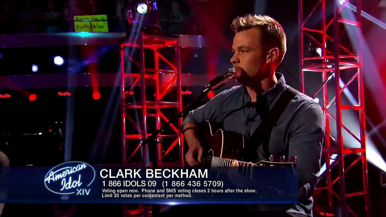 Arena Anthems  Clark Beckham,  Boyfriend    AMERICAN IDOL XIV
