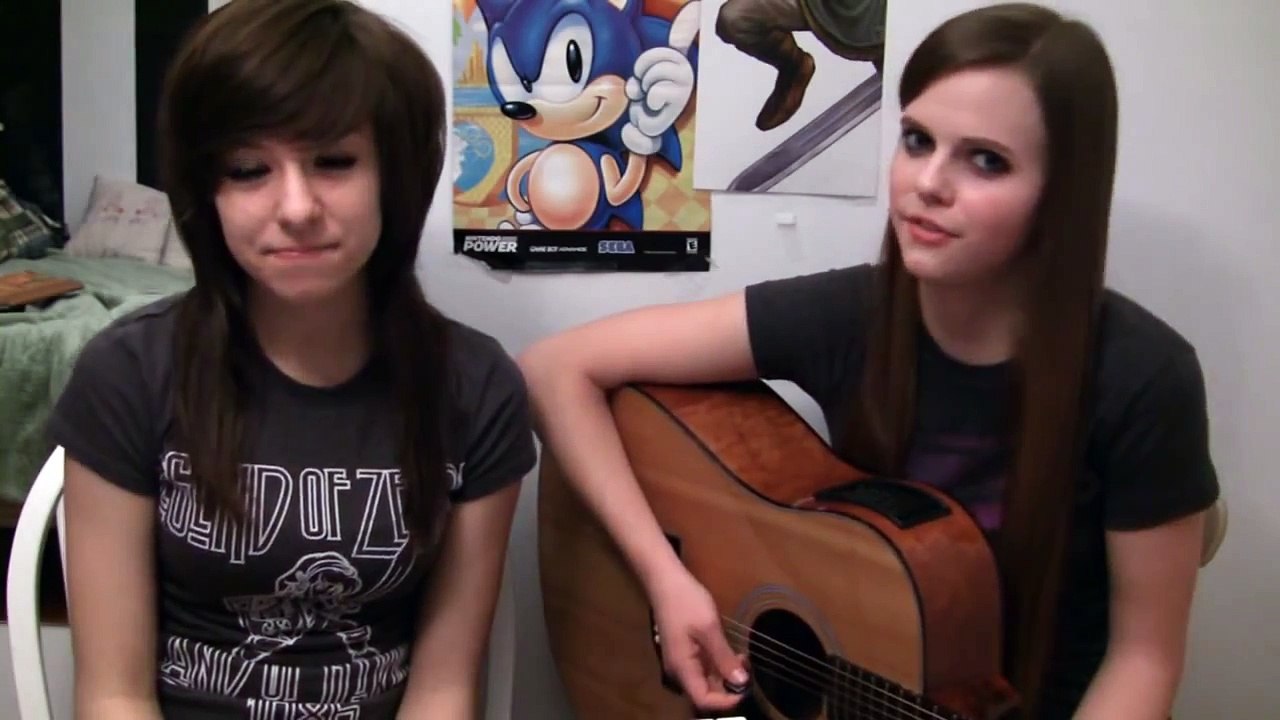 Tiffany and Christina singing "Break Your Heart" by Taio Cruz