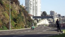 SEBASTIAN PIÑERA por Viña del Mar desde Valparaiso, chilean presidential motorcade