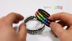 Rainbow Loom : Double Capped Dragon Scale Advanced Bracelet