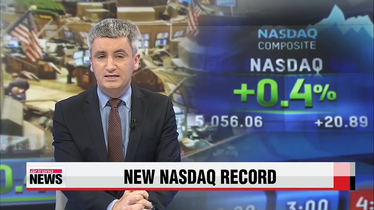 Nasdaq records new 15-year high