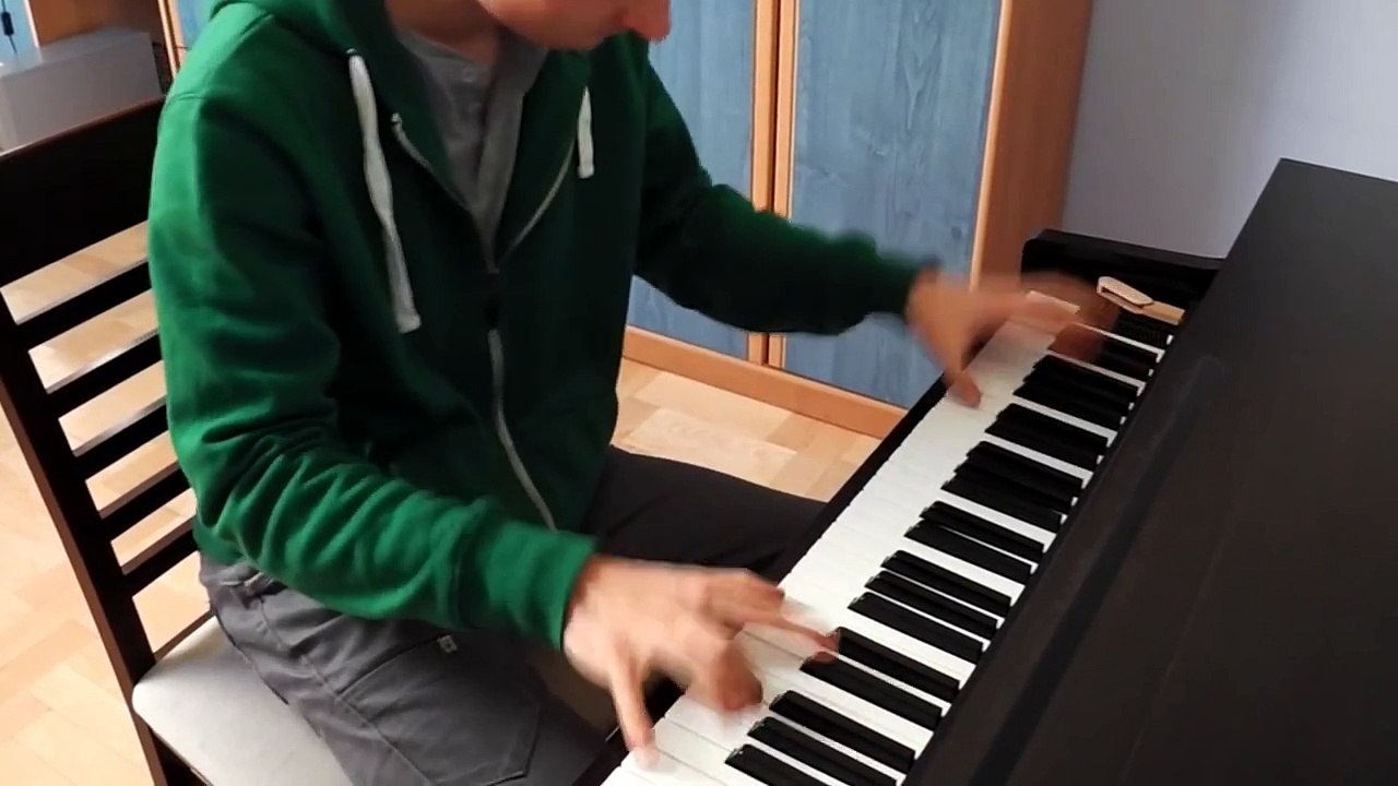 Transformers Theme (Arrival to Earth - Kyle Landry's version) Piano Cover - Kuba Sobczyk