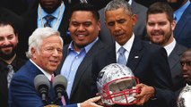 President Obama Cracks Deflategate Joke During Patriots White House Visit