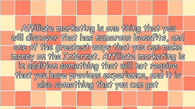 A Few Benefits Associated With Becoming An Affiliate Marketer