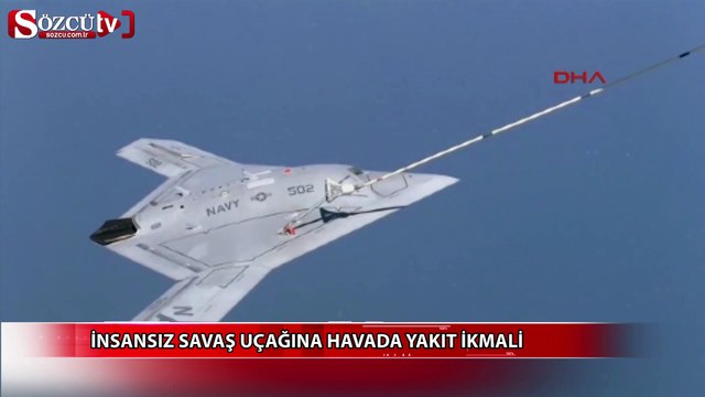 İnsansız savaş uçağına ilk kez havada yakıt ikmali yapıldı