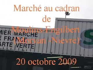 Marché au cadran de bovins à Moulins-Engilbert (Morvan - Nièvre)