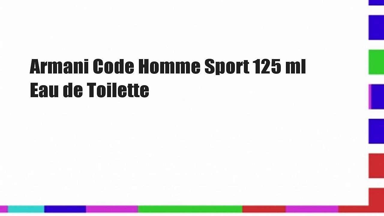 Armani Code Homme Sport 125 ml Eau de Toilette