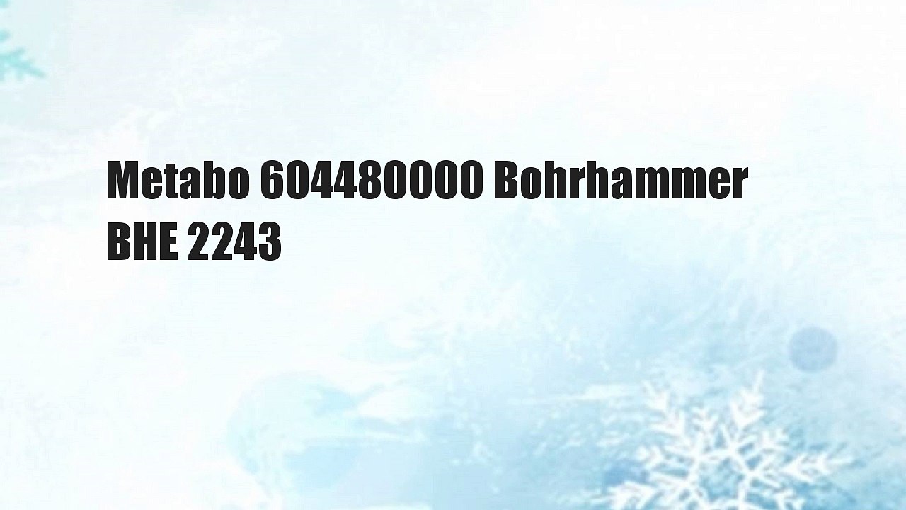 Metabo 604480000 Bohrhammer BHE 2243