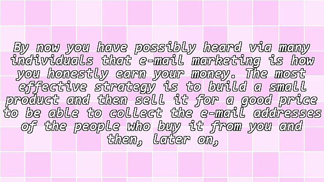 E-Mail Marketing Techniques That Earn Money