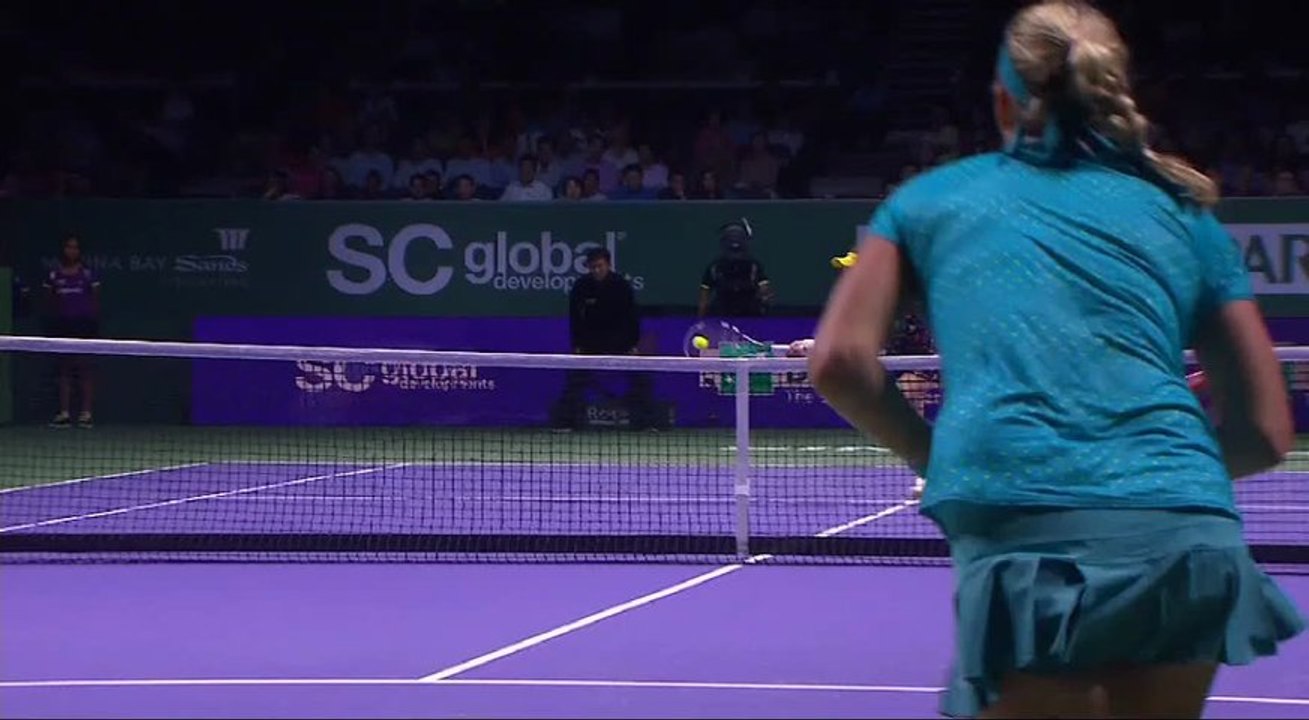 WTA Finals Singapour - Radwanska vs Kvitova