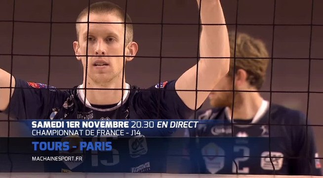 Volley : Tours - Paris en direct sur MCS !