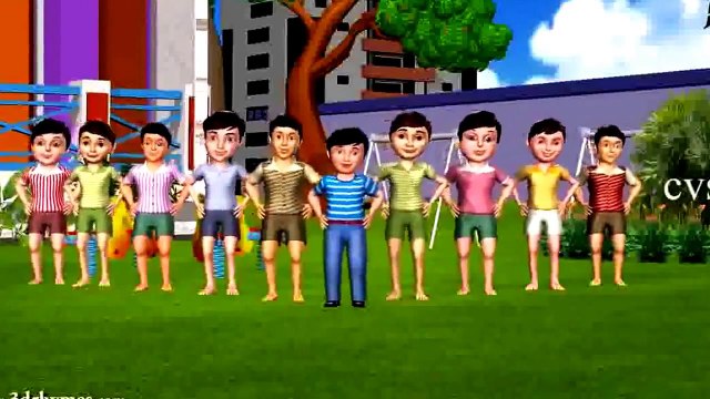 Ten Little Indians Nursery Rhymes - Cartoon Animation Songs For Children