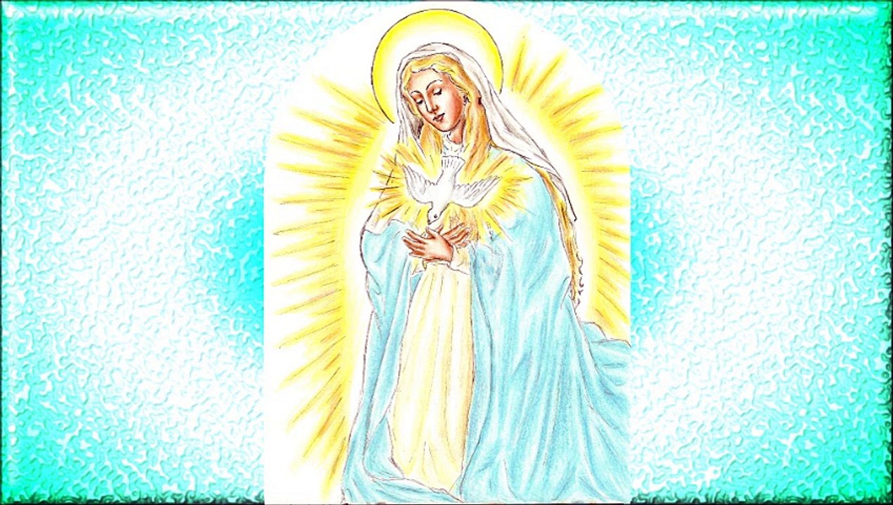 Dans l'Incarnation, Jésus vivant en Marie (cantique de St Louis-Marie Grignion de Montfort)