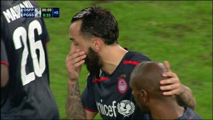 Foot Grèc : Le 2ème but de Konstantinos Mitroglou Olympiakos 2-0 Panionios