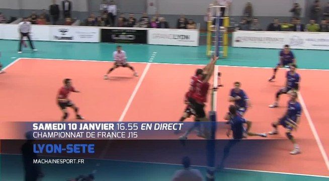 LAM J15 - Lyon affronte Sète en direct sur MCS