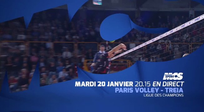 Volley LdC H: Paris - Treia sur MCS