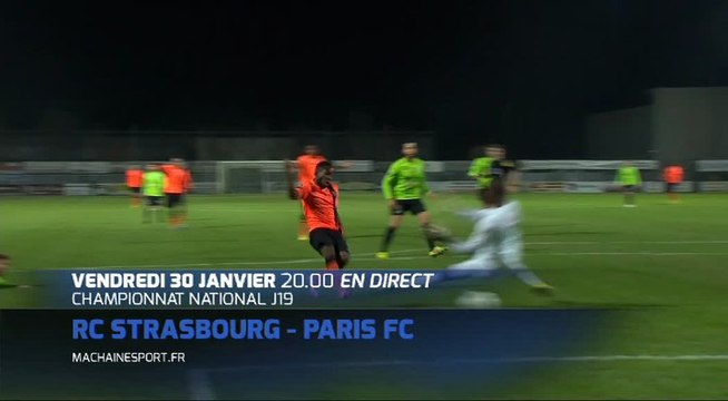 Foot National J19 : STRASBOURG vs PARIS FC