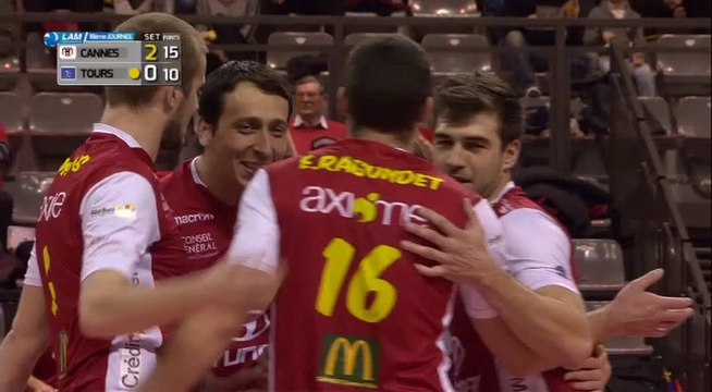 Volley LAM - Victoire de l'AS Cannes contre Tours