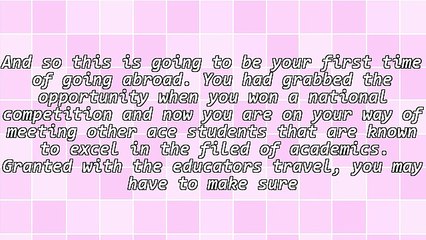 What Should Be Prepared In The Educators Travel