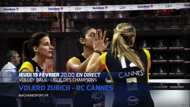 Volley LdC F : Volero Zurich vs Cannes en direct sur MCS !