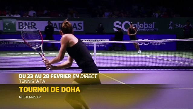 Le Tournoi WTA de DOHA en direct sur MCS Tennis!