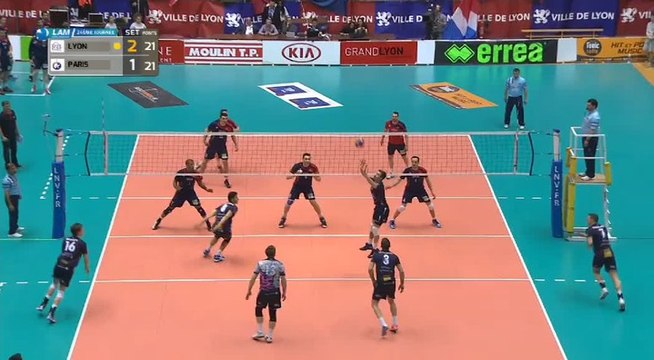 Volley LAM - Victoire de Lyon contre Paris